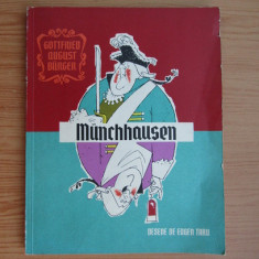 Gottfried August Burger - Munchhausen (1967, ilustratii de Eugen Taru)