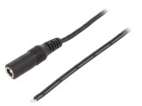 Cablu Alimentare DC 5.5/2.1 Negru 1.5m