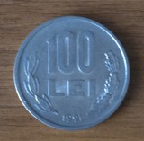 100 lei 1991, Rom&acirc;nia