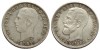 Q447 ROMANIA 1 leu 1906 STARE aUNC / UNC cu patina si luciu partial, Argint