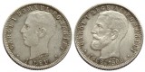 Q447 ROMANIA 1 leu 1906 STARE aUNC / UNC cu patina si luciu partial, Argint