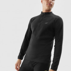 Lenjerie termoactivă din fleece (bluză) pentru bărbați - neagră
