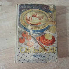 SANDA MARIN - CARTE DE BUCATE, 1946, Coperti originale