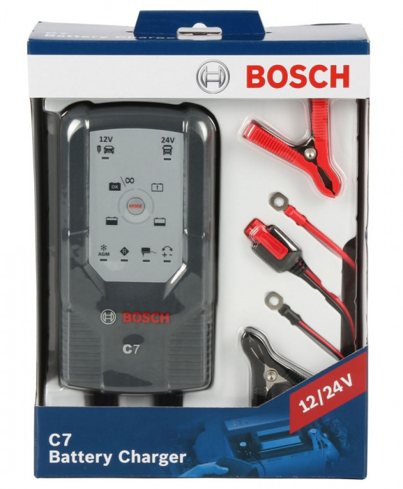 Redresor Baterie Bosch C7 12V-24V 7A 120Ah-230Ah 0 189 999 07M
