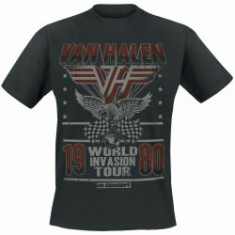 Tricou Unisex Van Halen Invasion Tour &amp;#039;80 foto