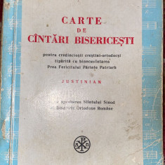 CARTE DE CANTARI BISERICESTI,TIPARITA CU BINECUVANTARE P.F.P.JUSTINIAN,1975