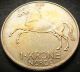 Moneda 1 COROANA / KRONE - NORVEGIA, anul 1973 * cod 4357