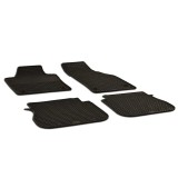 Cumpara ieftin Set Covorase Auto Cauciuc Umbrella pentru VW Caddy (2003-2019), Sistem Fixare Oval, Set Complet Fata/Spate, Negru