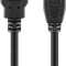 Cablu USB 2.0 HI-SPEED tata tip A - USB 2.0 tata tip B 1m pentru imprimanta 0.48Gbit/s cupru negru 96185 Goobay