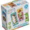 Joc educational pentru copii, Animale Mix and Match, KuKiKuk Efko, 18 piese mari, carton gros, animatii colorate haioase, varsta 2-6 ani