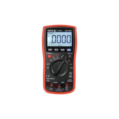 Multimetru true rms, ecran lcd 19999 Yato YT-730893 foto