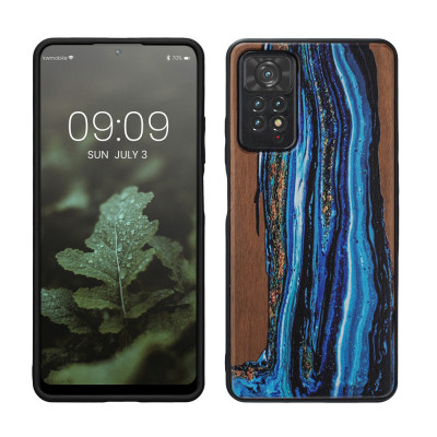 Husa kwmobile pentru Xiaomi Redmi Note 11 Pro/Redmi Note 11 Pro 5G/Redmi Note 12 Pro , Lemn, Multicolor, 57381.13 foto