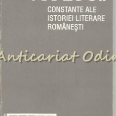 Analogii. Constante Ale Istoriei Literare Romanesti - Dan Manuca