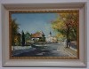 Tablou ulei &quot;Peisaj Iesean&quot; - Vasile Stratulat, Natura, Realism