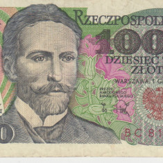 M1 - Bancnota foarte veche - Polonia - 10000 zloti - 1988
