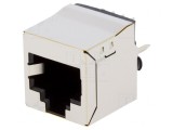 Soclu RJ45 8P8C Ecranat Drept THT, ENCITECH