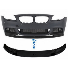 Prelungire Lip Bara Fata Am Bmw Seria 5 F10 2009-2016 M-Performance Negru Lucios FBSBMF10MPB