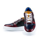 Sneakers barbati colorati din piele SK19