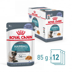 Royal Canin Hairball Care Adult hrana umeda pisica, limitarea ghemurilor de blana (in aspic), 12 x 85 g