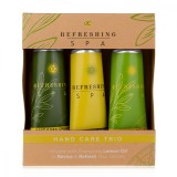 Set Creme de Maini Refreshing Spa, Infuzat cu Ulei de Lamaie, 3 x 60 ml