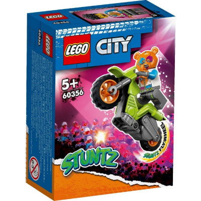 LEGO CITY STUNTZ MOTOCICLETA DE CASCADORIE CU URS 60356 foto