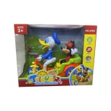 Jucarie muzicala Donald si Mickey pe tricicleta