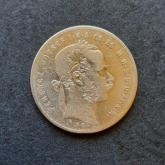 Moneda de argint - 1 Forint &amp;quot;Ferenc Jozsef&amp;quot; 1878, Ungaria foto