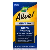 Multivitamine pentru barbati Alive Men's 50+ Ultra Nature's Way, 30 tablete, Secom