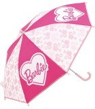Umbrelă Manuală pentru Copii Barbie Transparentă 2 Culori