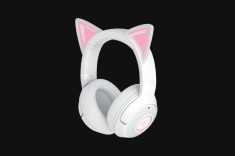 Casti Razer Kraken Kitty V2 Bluetooth 5.2Quartz Edition, interfata USB-