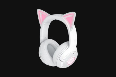 Casti Razer Kraken Kitty V2 Bluetooth 5.2Quartz Edition, interfata USB- foto