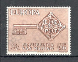 San Marino.1968 EUROPA SE.397, Nestampilat