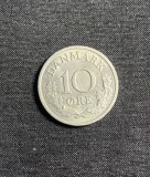 Moneda 10 ore 1972 Danemarca