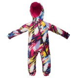 Cumpara ieftin Salopeta impermeabila pentru copii Kidscare, cu protectie la vant si apa cu imprimeu Graffiti - marime 104 for Your BabyKids