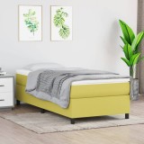 vidaXL Cadru de pat, verde, 80x200 cm, material textil