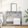 VidaXL Masă de Machiaj cu sertar Gri 100 x 41 x 140 cm Lemn compozit