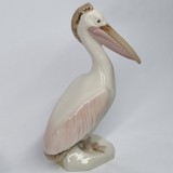 Pelican - Bibelou portelan vechi, vintage ROYAL DUX - CEHOSLOVACIA