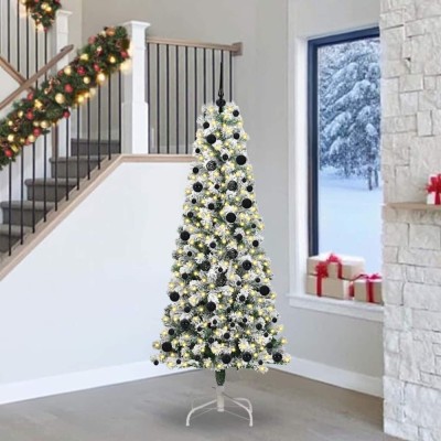 vidaXL Brad de Crăciun artificial cu ramuri articulare 240 cm PVC 3395614 foto