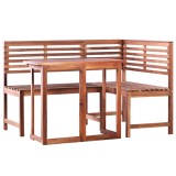 Set mobilier bistro, 2 piese, lemn masiv de acacia GartenMobel Dekor, vidaXL