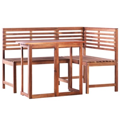 vidaXL Set mobilier bistro, 2 piese, lemn masiv de acacia 44038 foto