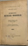 Intemeierea metafizicei moravurilor - Immanuel Kant - din biblioteca lui Dan Grigorescu