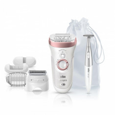 Epilator fara fir Silk-epil Braun, tehnologie SensoSmart, 7 accesorii incluse foto