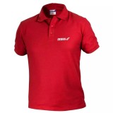 Tricou polo pentru barbati s, rosu, 35% bumbac+65% poliester, Dedra