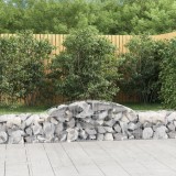 Cumpara ieftin Coșuri gabion arcuite, 3 buc., 300x50x40/60 cm, fier galvanizat