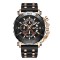 Ceas barbatesc Lige Analog Quartz Silicon Cronometru Negru