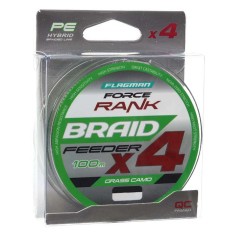 Fir Flagman Force Rank Feeder Braid Х4 Grass Camo 0.14mm / 100m