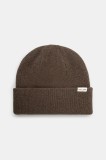 Samsoe Samsoe caciula de lana culoarea negru, de lana, din tricot gros, M13407218