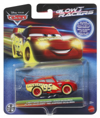 CARS GLOW RACERS MASINUTA METALICA FULGER MCQUEEN 1:55 SuperHeroes ToysZone foto