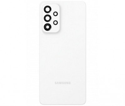 Capac Original Samsung Galaxy A53 A536 cu Geam Camera (SH) alb foto