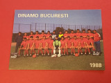 Foto fotbal - DINAMO BUCURESTI (anul 1988)